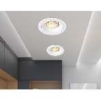 Светильник встраиваемый Ambrella light TN102721 WH белый GU5.3 92*92*23, фото 1
