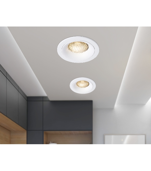 Светильник встраиваемый Ambrella light TN102721 WH белый GU5.3 92*92*23