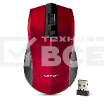 Мышь беспроводная Crown CMM-934W красный/черный, 1200 dpi, радиоканал, USB, кнопки - 4, фото12