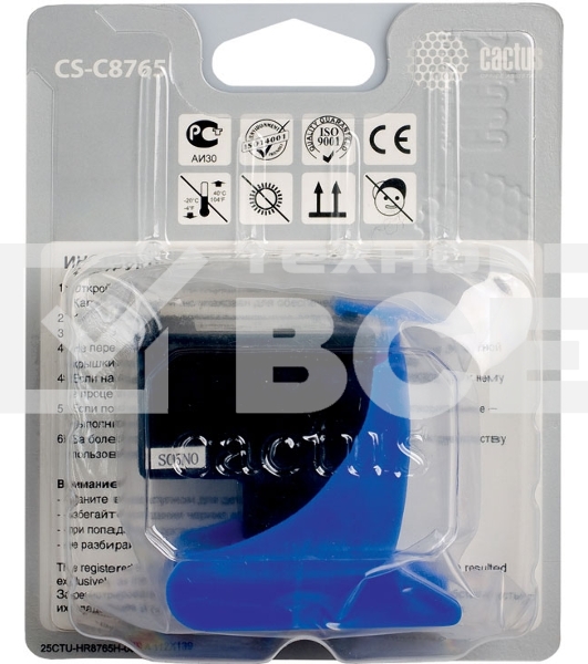 Картридж струйный Cactus CS-C8765 №131 черный (20 мл) для HP DJ 5743/5943/6543/6623/6843/6943/6983/9803/7213/7313/7413/K7103/PS 2573/2613/2713/8053/8153/8453/8753/D5063/Pro B8353