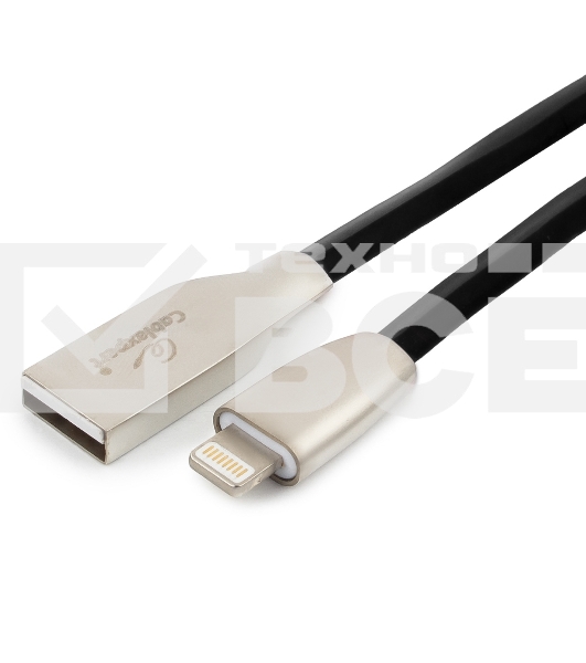 Кабель Cablexpert для Apple CC-G-APUSB01Bk-3M, AM/Lightning, серия Gold, длина 3м, черный, блистер
