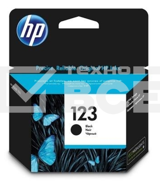 Картридж струйный HP 123 (F6V17AE) черный, 120 стр., для DeskJet 2130