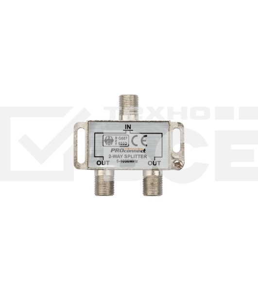 Делитель ТВ х 2 под F разъём 5-1000 МГц  05-6021  PROconnect