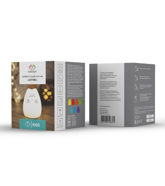 Силиконовый ночник Neon-night 'Котик'