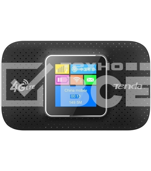 Мобильный роутер Tenda 4G185 4G LTE, встроенная батарея 2100 мАч; поддержка карт памяти до 32Гб