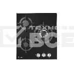 Панель варочная LEX GVG 430 BL  3 конфорки газ-контроль электроподжиг, фото6