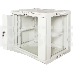 Шкаф настенный серии Pro, 6U 600x600, стеклянная дверь, фото3