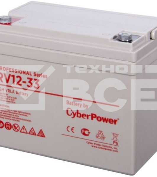 Батарея PS CyberPower RV 12-33 / 12 В 33 Ач