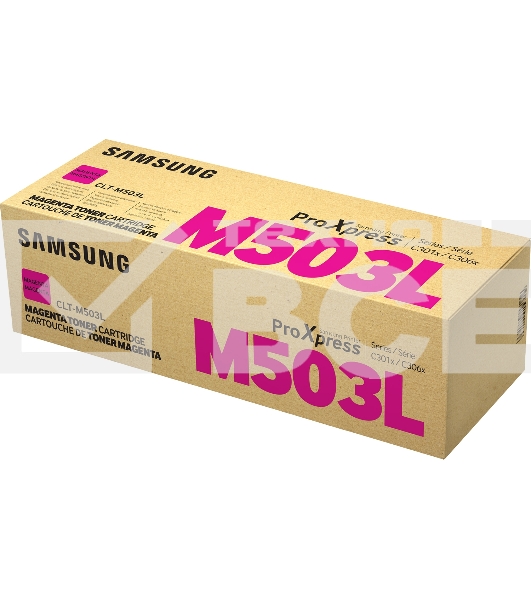 Картридж лазерный Samsung CLT-M503l SU283A пурпурный для Samsung C3010/C3060 (5000стр.)