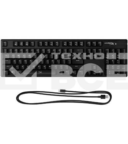 Клавиатура HyperX Alloy Origins (4P4F6AA#ABA) проводная, USB, черный