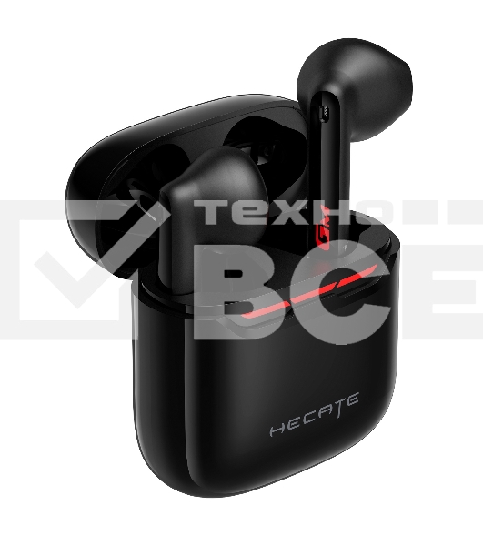 Наушники с микрофоном Edifier Hecate GM3 Plus черный вкладыши BT оголовье