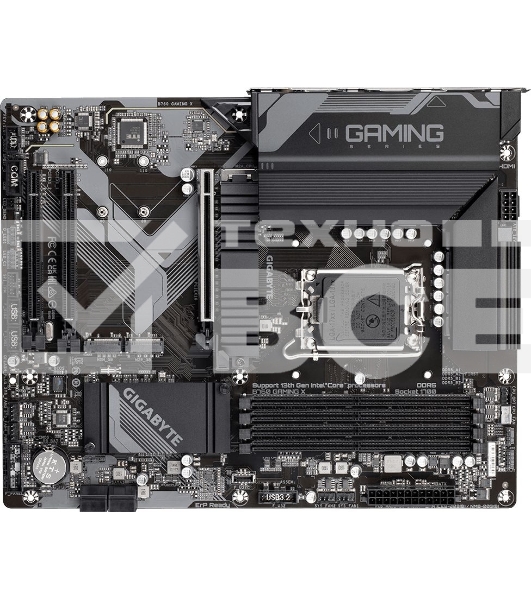 Материнская плата Gigabyte B760 GAMING X, LGA 1700, Intel B760, 4xDDR5, 4xSATA, 3xM.2, 1xPCI-E 4.0 x16, 2xPCI-E 3.0 x1, 1xHDMI, 1xDP, 1x 2.5Gb LAN, 1xUSB 3.2 Gen 2, 1xUSB 3.2 Gen 1, 5xUSB 2.0, 6x3.5 мм, 7.1, ATX