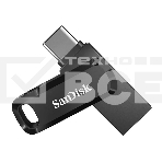 Флеш диск 64GB SanDisk Ultra Dual Drive Go, USB 3.1 - USB Type-C Black, фото2