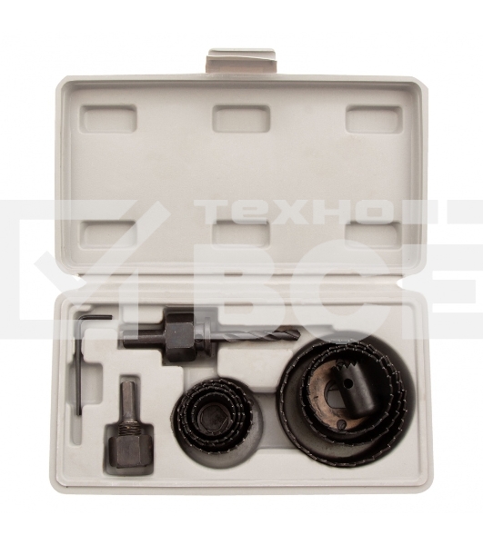 Набор кольцевых пил Matrix по дереву, 19-64 мм 11 предм