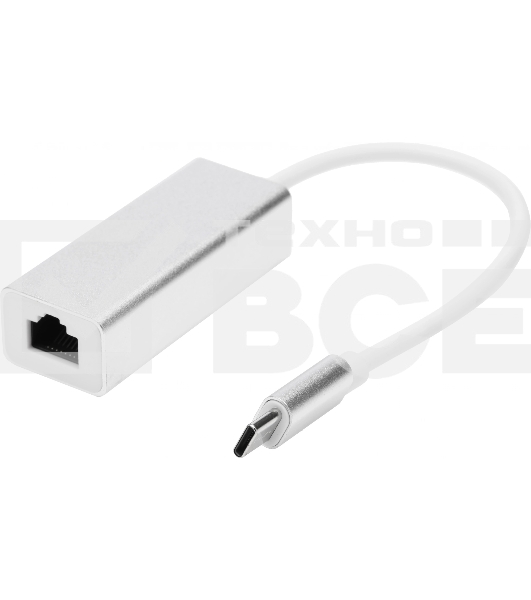 Адаптер Premier 6-903 0.15 1Гбит/с UTP 4 пары cat5E CCA 0.15м белый RJ-45 (f)-type-C (M)