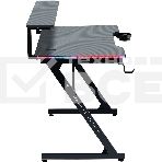 Стол игровой Defender Adamant полка,подвесы,черн,МДФ,RGB, фото2