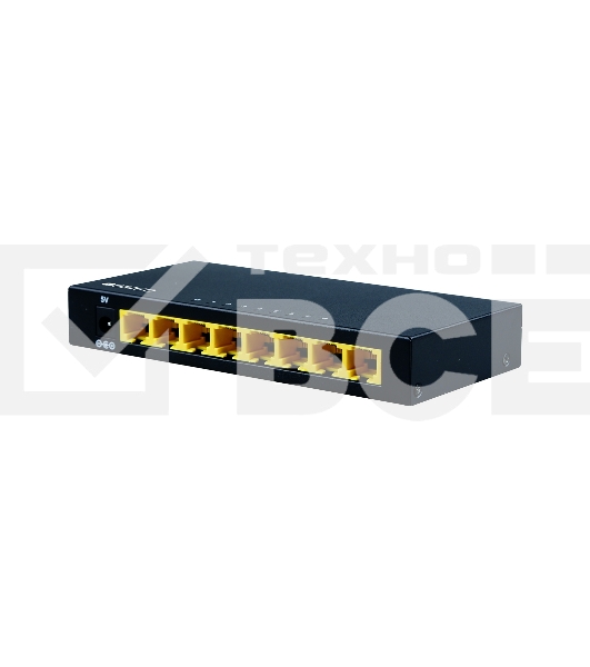 Коммутатор неуправляемый ORIGO Unmanaged Switch, 8x1000Base-T, metal case