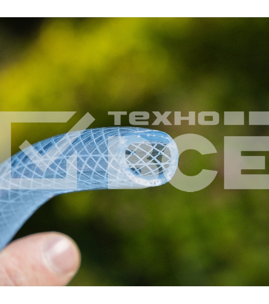 Шланг поливочный Palisad прозрачный армированный 3-х слойный, 1/2