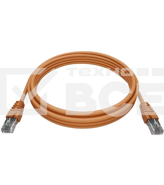 Патч-корд NTSS NTSS-PC-UTP-RJ45-5e-0.15-LSZH-OR NTSS-PC-UTP-RJ45-5E-0.15-LSZH UTP RJ-45 вил.-вилка RJ-45 кат.5E 0.15м оранжевый LSZH (уп.:1шт)