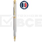 Ручка шариковая Waterman Hemisphere (CWS0920370) Steel GT M син. черн. подар.кор., фото 1