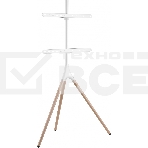 Подставка для телевизора Cactus CS-ST1246WTBCH белый/береза 45