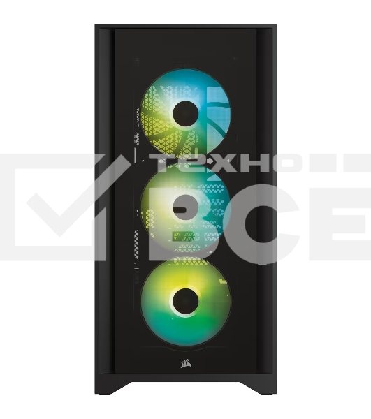 Компьютерный корпус Corsair iCUE 4000X RGb CC-9011204-WW Tempered Glass Mid-Tower, Black