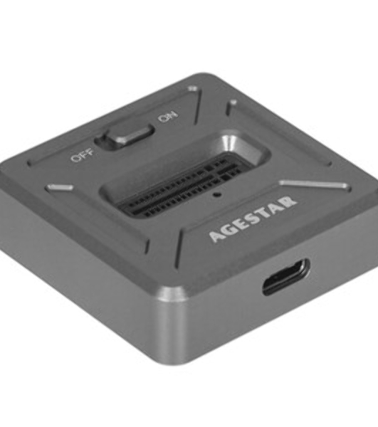 Док Станция SSD M.2 NVME AgeStar 31CBNV1C (GRAY) серый