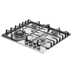 Варочная панель Kuppersberg FS 66 B, газ, High-Tech, 58 см, автоматический электроподжиг, газ-контроль, форсунки под сжиженый газ, SABAF конфорки, чугунные решетки, цвет черный, цвет фурнитуры черный, фото6