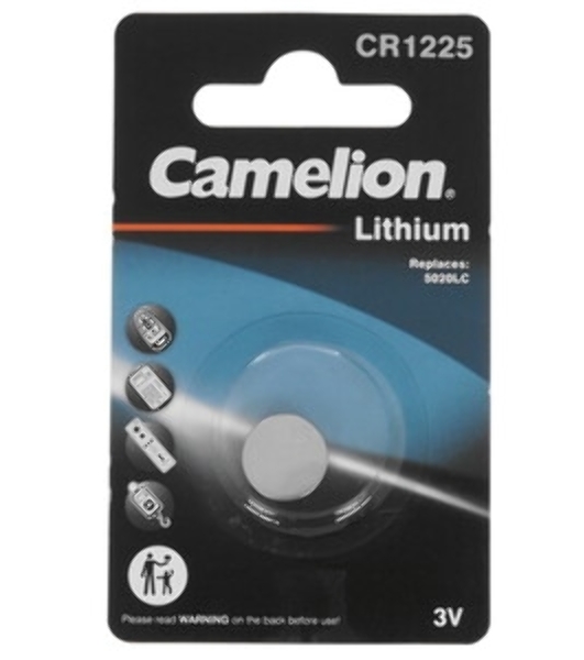Элемент питания литиевый Camelion CR CR1225 BL-1 (блист.1шт) 3 В