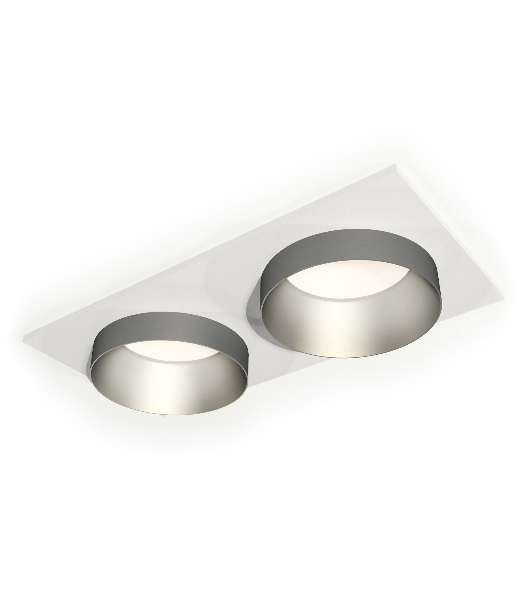 Комплект встраиваемого светильника Ambrella light XC6525023 SWH/MCH белый песок/хром матовый MR16 GU5.3 (C6525, N6133)