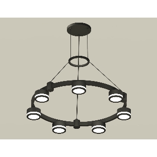 Светильник Ambrella light XR92051600/7 SBK/FR черный песок/белый матовый GX53  (A9205, C9238, N8415)