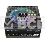 Блок питания Thermaltake ATX 750W Toughpower iRGB Plus 80 PLUS gold (24+4+4pin) APFC 140mm fan color LED 9xSATA Cab Manag RTL, фото 1