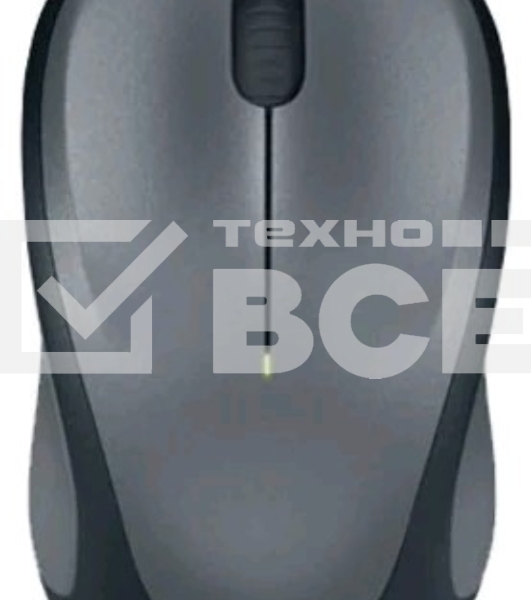 Мышь беспроводная Logitech M235 серый/черный, 1000 dpi, радиоканал, USB, кнопки - 3