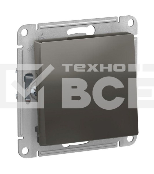 Механизм переключателя проходного 1-кл. СП AtlasDesign 10А IP20 (сх. 6) 10AX сталь