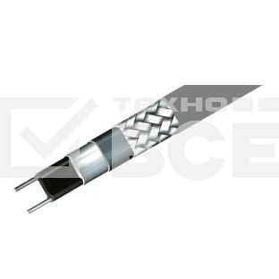 Кабель нагрев. саморег. 20Вт/м с экраном 220В сертификат Ex 16AWG (термопласт) EXTHERM SLL20-2CR