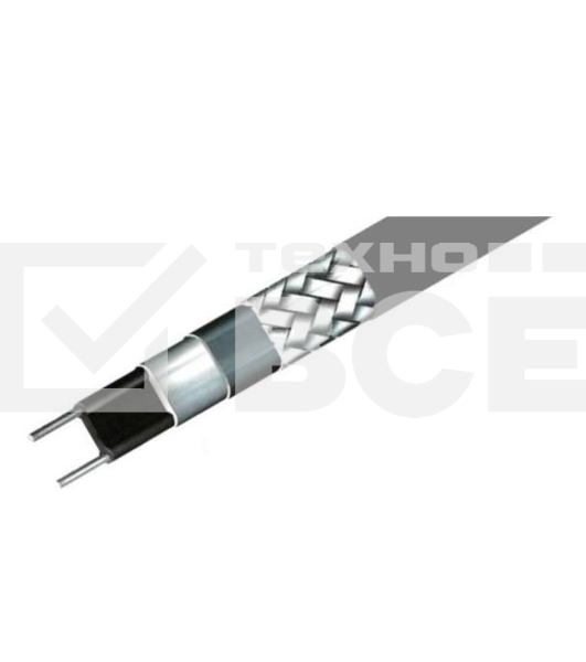Кабель нагрев. саморег. 20Вт/м с экраном 220В сертификат Ex 16AWG (термопласт) EXTHERM SLL20-2CR