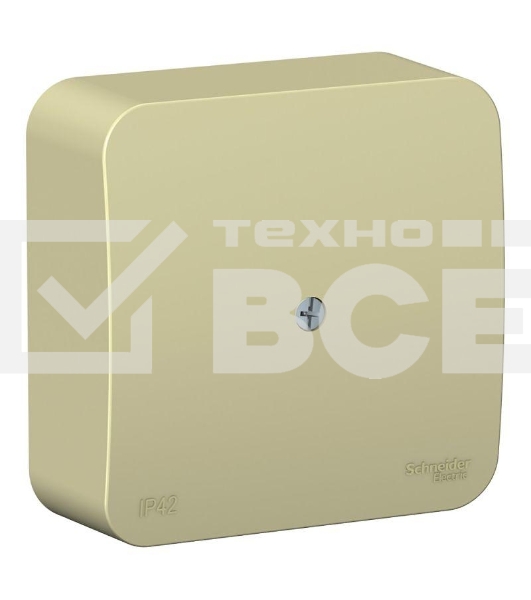 Коробка распределительная ОП BLANCA 16А 250В IP42 беж. SchE BLNRK000017