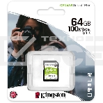 Флеш карта SDHC 64Gb Class10 Kingston <SDS2/64GB>, Canvas Select 100R CL10 UHS-I, фото9