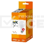Лампа Iek LLE-A60-20-230-30-E27 светодиодная ECO A60 шар 20Вт 230В 3000К E27 IEK, фото3