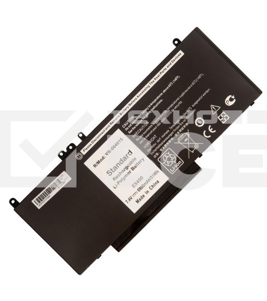 Аккумулятор для ноутбука Dell Latitude E5450, E5470, E5550, E5570, 51wh, 7.4V, Dell, 6460