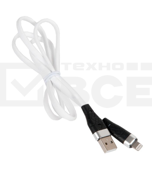 Кабель USB HOCO X53 Angel для Lightning, 2.4А, длина 1.0м, белый