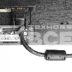 Кабель Greenconnect SVGA 7.0м чёрный, позолоченные контакты, ферритовые кольца, OD8.0mm. 15M / 15M Premium GCR-VM2VM2-7.0m, 28/28 AWG, двойной экран, фото 1