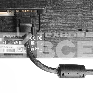 Кабель Greenconnect SVGA 7.0м чёрный, позолоченные контакты, ферритовые кольца, OD8.0mm. 15M / 15M Premium GCR-VM2VM2-7.0m, 28/28 AWG, двойной экран