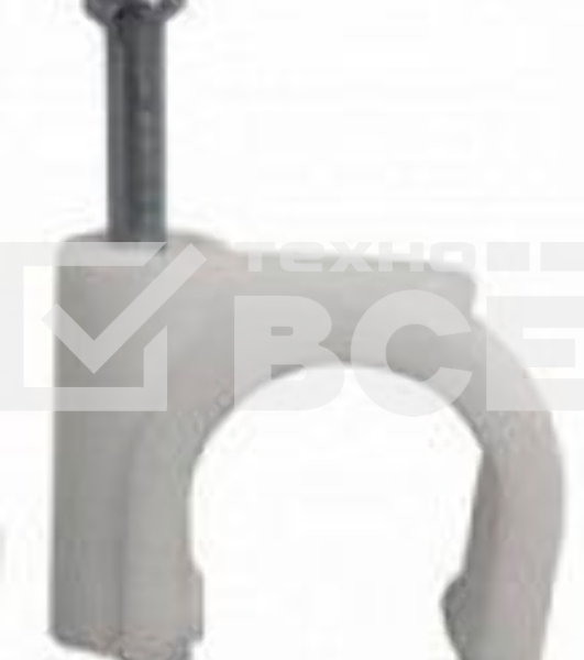 Клипсы Hyperline GC-1C для кабеля полиэтилен6мм (упак.: 100 шт)