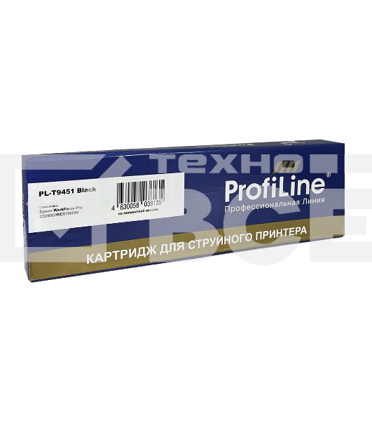 Струйный картридж PL-T9451 для принтеров Epson WorkForce Pro C5210/C5215/C5290/C5710/C5790 с чернилами Black ProfiLine