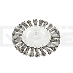 Щетка Matrix для УШМ, 125 мм, М14, Плоская, крученая проволока 0,8 мм, фото3