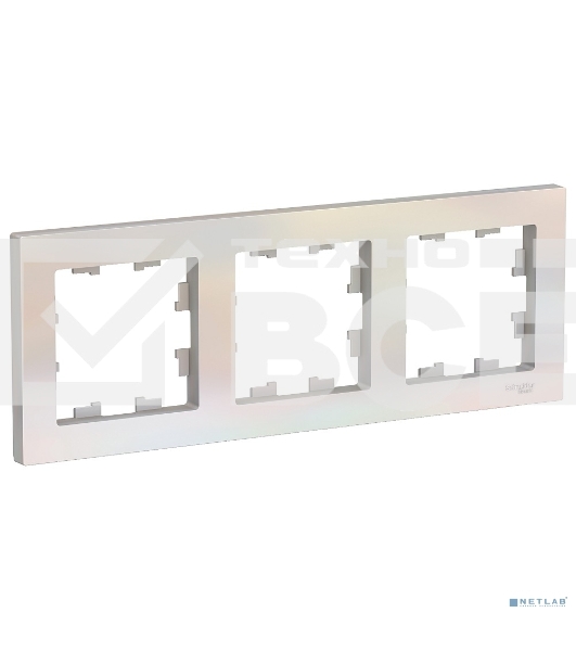 Рамка 3-м ATLAS DESIGN универс. жемчуг SchE ATN000403