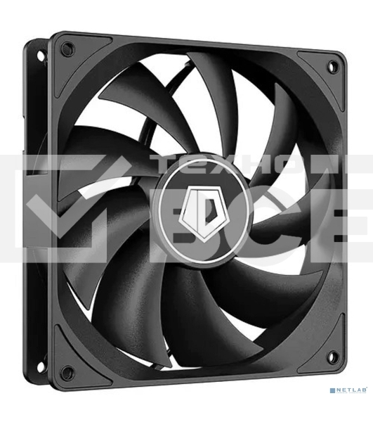 Вентилятор для корпуса ID-Cooling FL-12025K черный 120мм 1250rpm 21db 3-pin