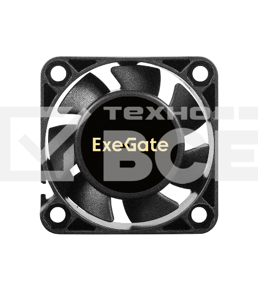 Вентилятор для корпуса ExeGate ExtraSilent ES04010S3P-5 черный, 40 мм, 4500 об/мин, 22 дБ, 3 pin