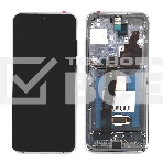 Дисплей для Samsung Galaxy S20 Ultra SM-G988B в сборе с тачскрином и рамкой (OLED) черный, фото2